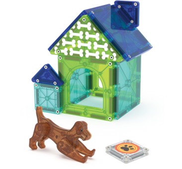 Domek dla Psa - Dog House - Klocki Magnetyczne...