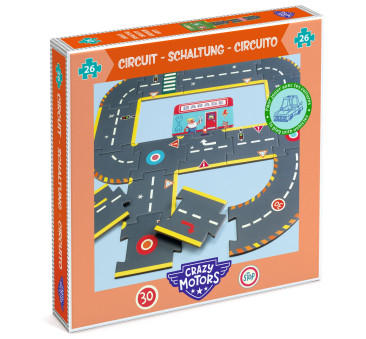 ULICE CRAZY MOTORS - Puzzle Kartonowe 26...