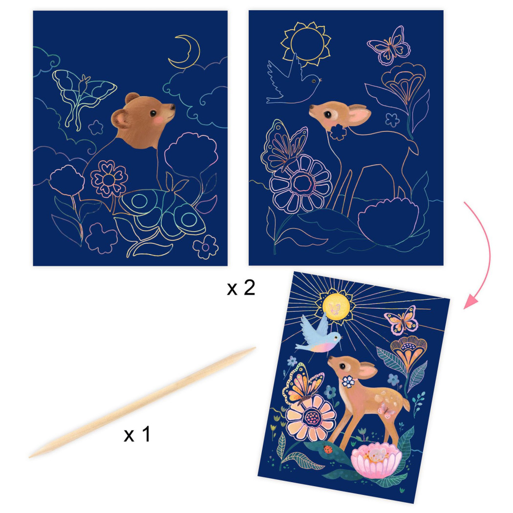 Zaczarowany Las - Zestaw Artystyczny 6w1 - Djeco