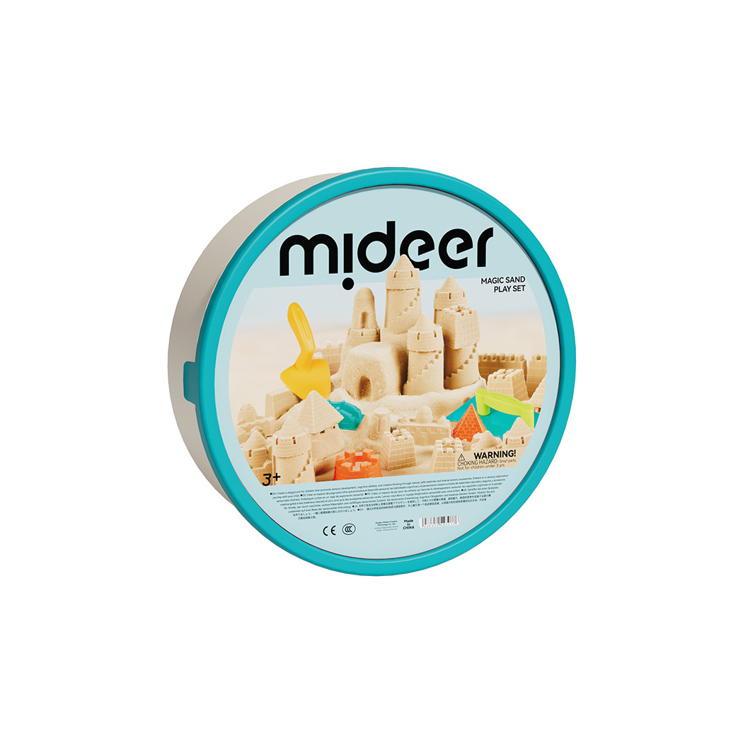 Magiczny Piasek - 25 Akcesoriów do Kreatywnej Zabawy - Mideer
