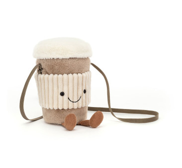 Torebka Zabawny Kubeczek Kawy - Maskotka Przytulanka 22 cm - JellyCat