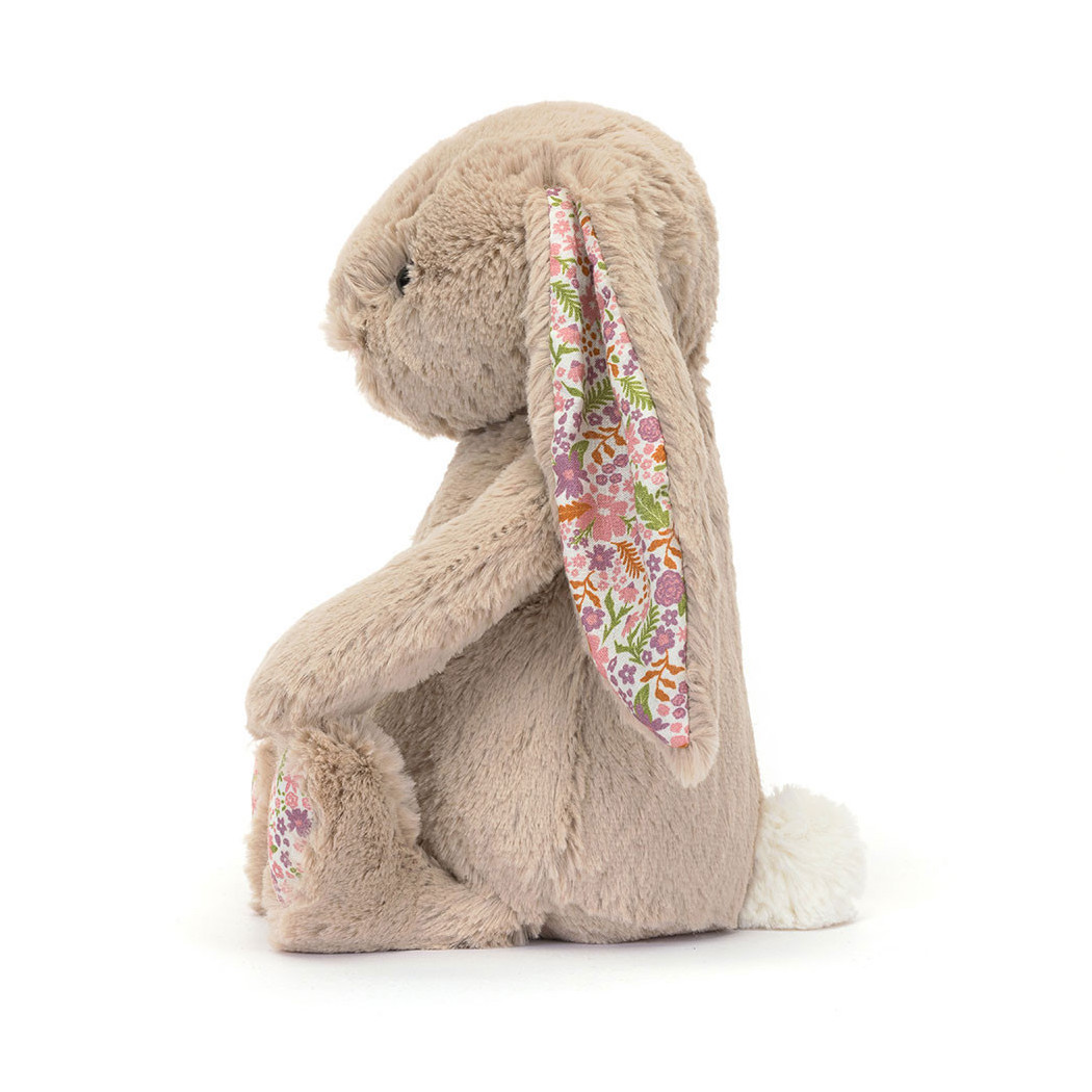 Beżowy Królik Kwiatowe Uszy i Stópki - Petal 31 cm - Maskotka Przytulanka - JellyCat