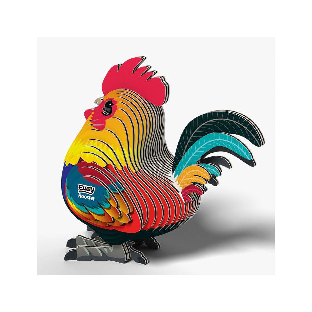 Kogut - Eko Układanka 3D - Eugy