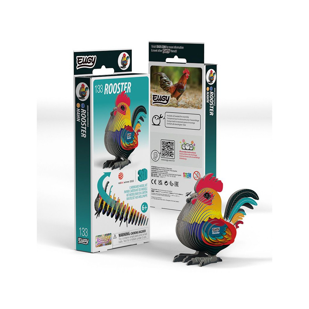 Kogut - Eko Układanka 3D - Eugy