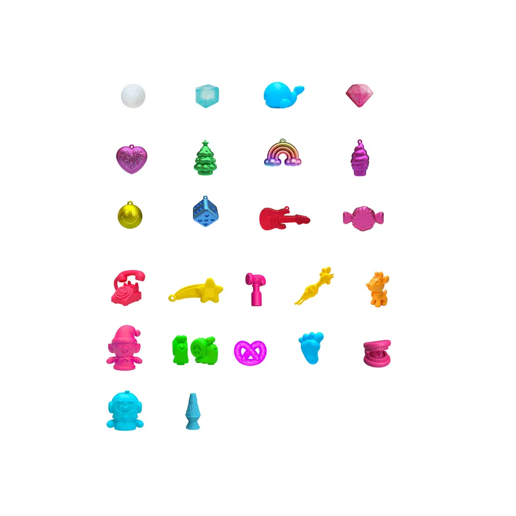 Kalendarz Adwentowy z Gniotkami - Zabawka Sensoryczna - Gniotek Antystresowy - NeeDoh