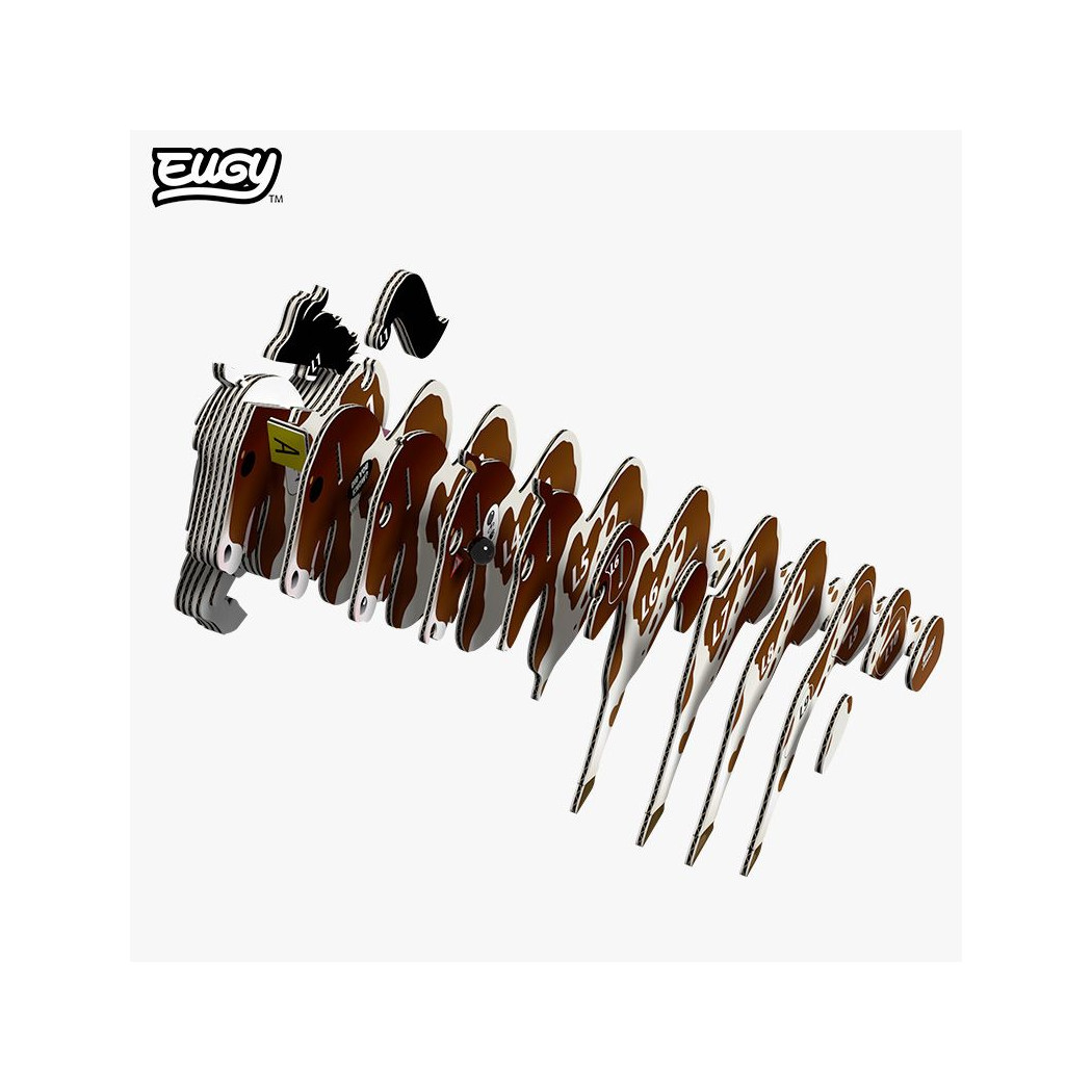 Koń - Eko Układanka 3D - Eugy