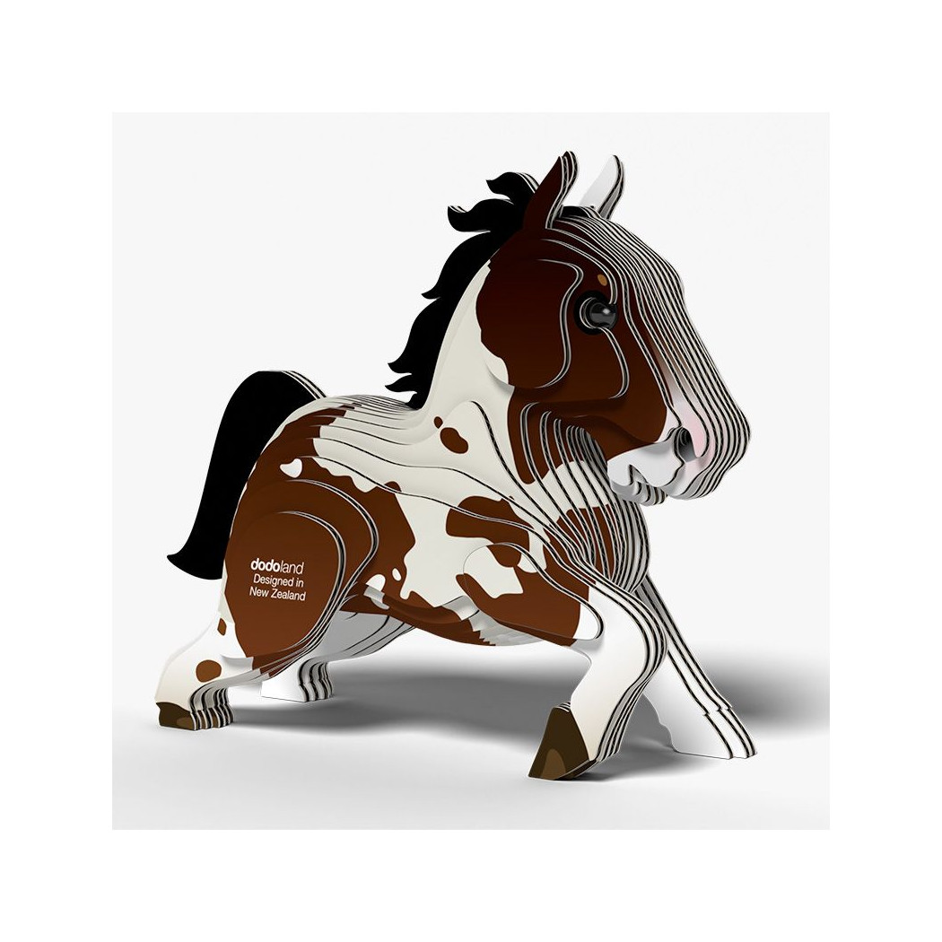 Koń - Eko Układanka 3D - Eugy