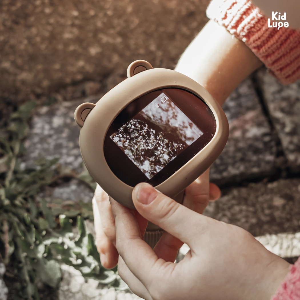 Pastelowo Różowy Mikroskop Dziecięcy - Zabawka Edukacyjna - KidLupe