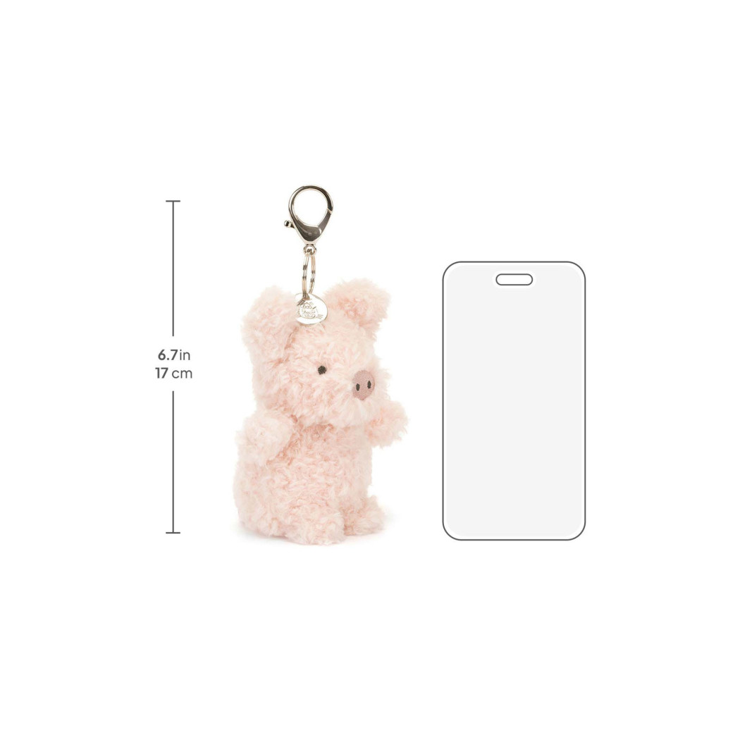 Breloczek Mała Świnka - Pluszowa Zabawka 17 cm - Maskotka Przytulanka Brelok - JellyCat