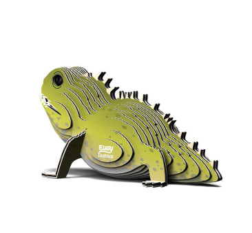 Hatteria jak Jaszczurka - Tuatara - Eko Układanka 3D - Eugy