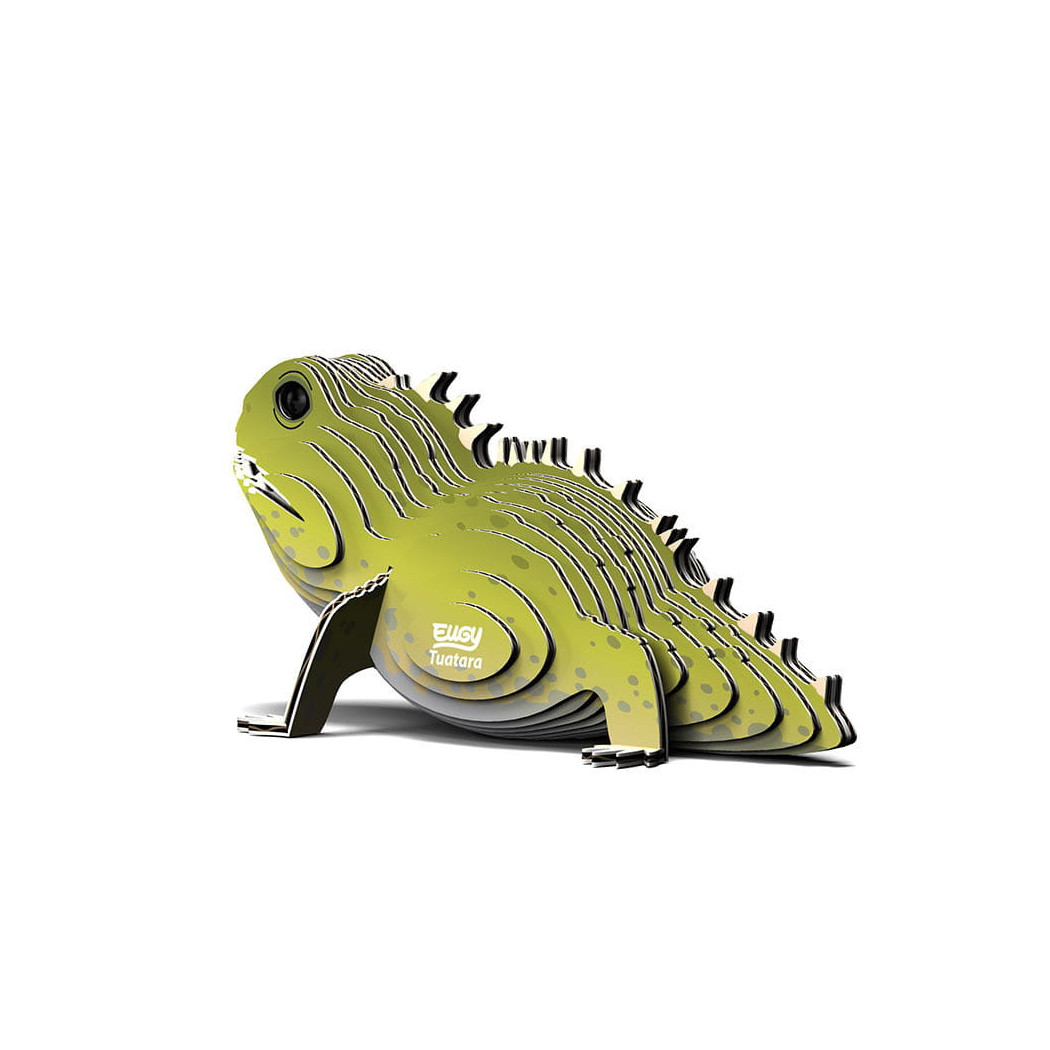Hatteria jak Jaszczurka - Tuatara - Eko Układanka 3D - Eugy