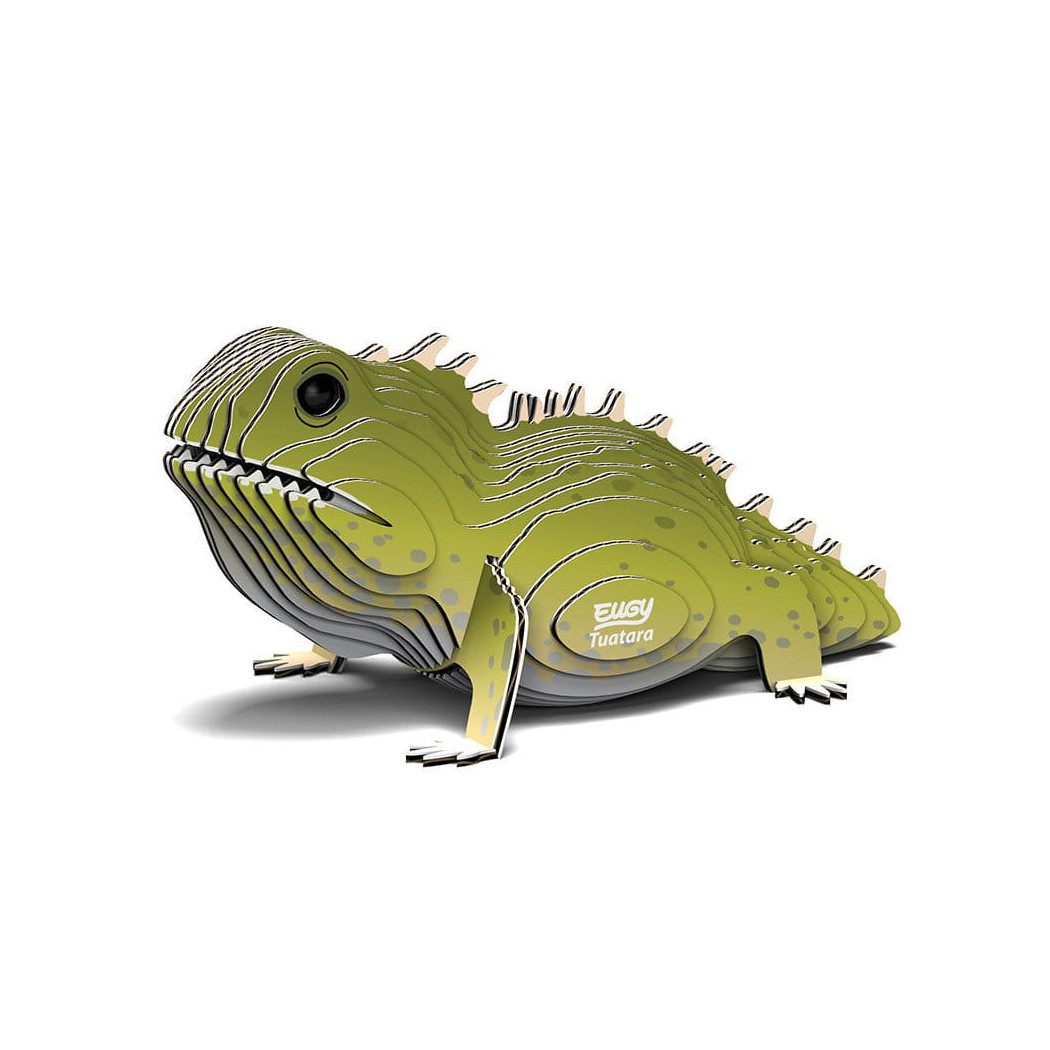 Hatteria jak Jaszczurka - Tuatara - Eko Układanka 3D - Eugy