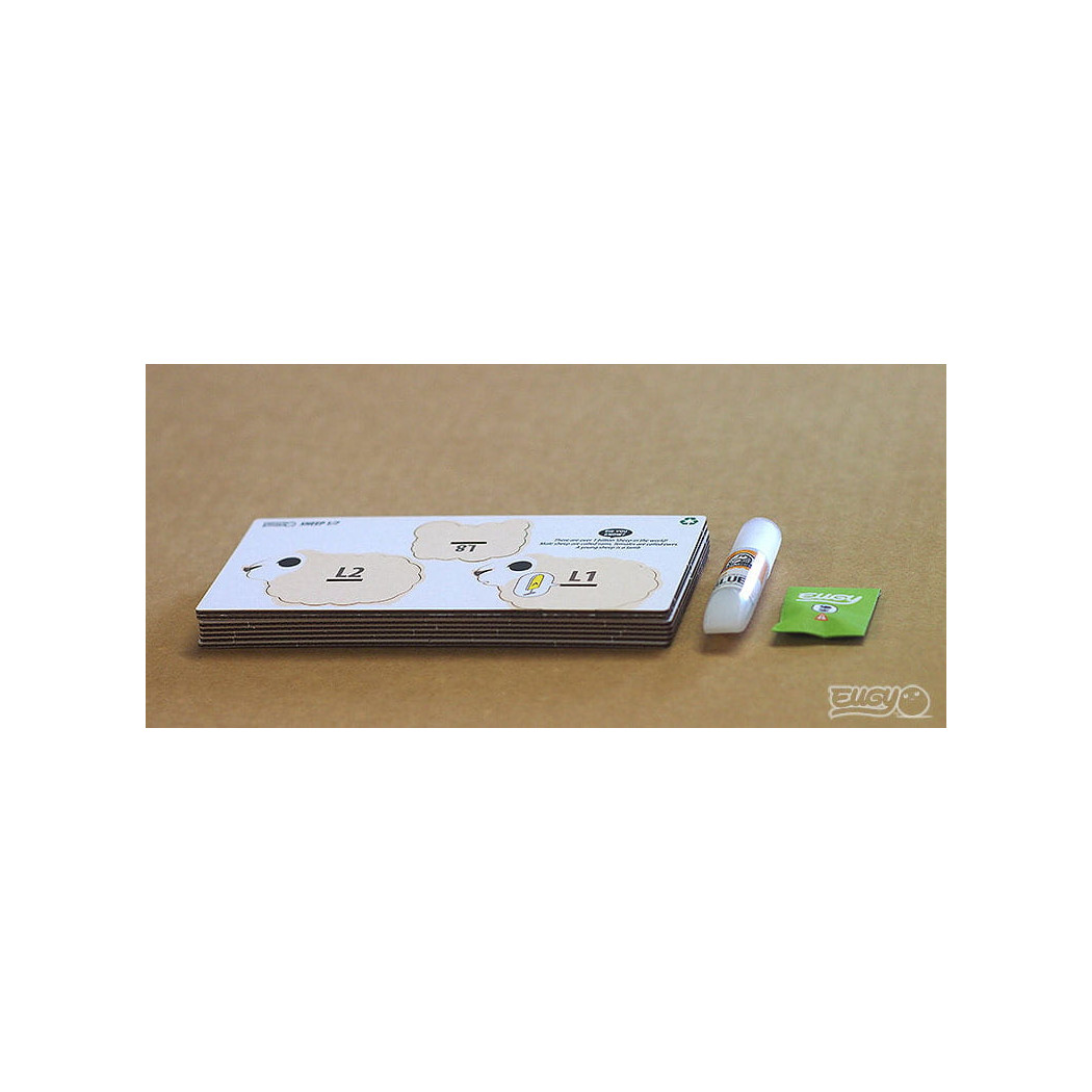 Owca - Eko Układanka 3D - Eugy