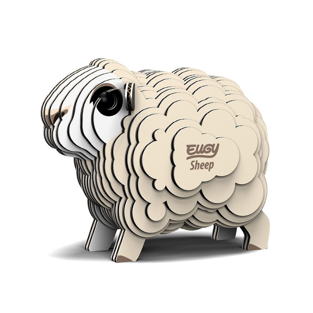 Owca - Eko Układanka 3D - Eugy