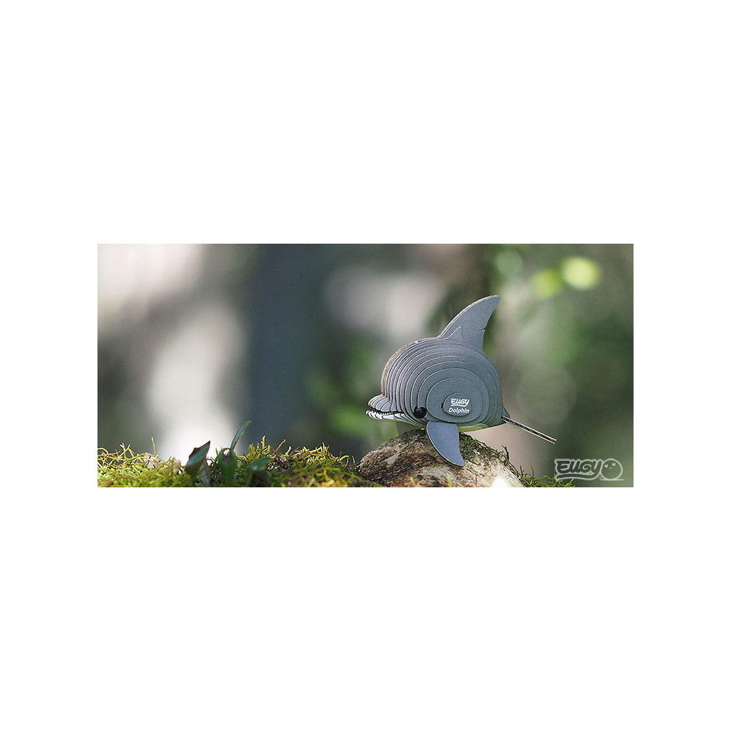 Delfin - Eko Układanka 3D - Eugy