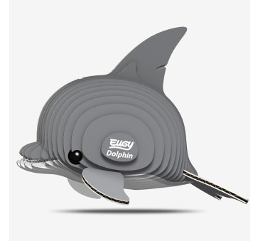 Delfin - Eko Układanka 3D - Eugy