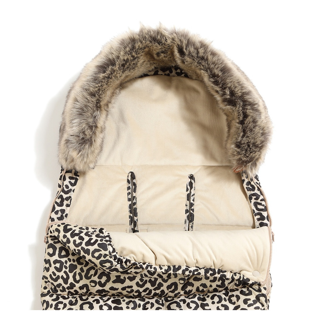 Śpiwór Combo Multi - Leopard Cream - Śpiworek Modułowy - by Magdalena Lamparska - La Millou