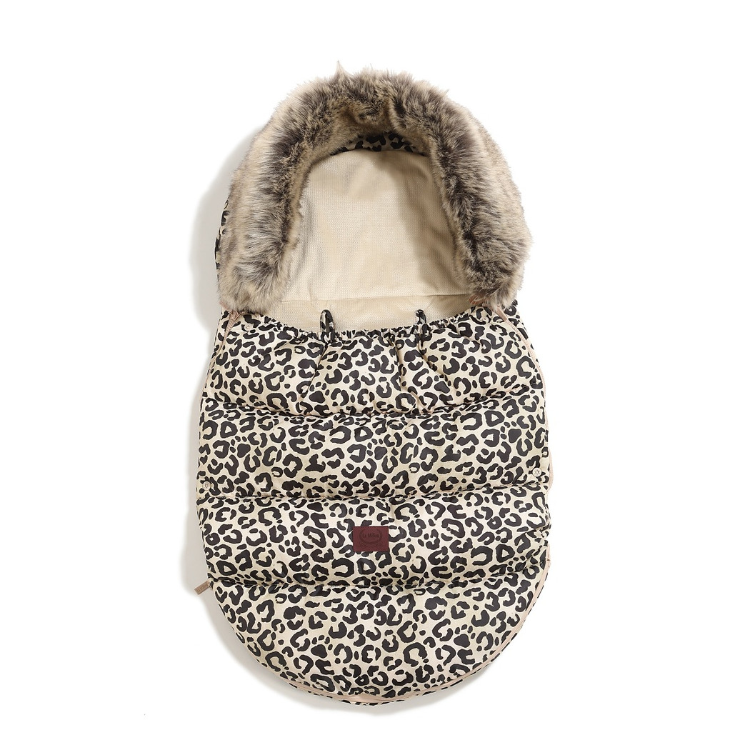 Śpiwór Combo Multi - Leopard Cream - Śpiworek Modułowy - by Magdalena Lamparska - La Millou