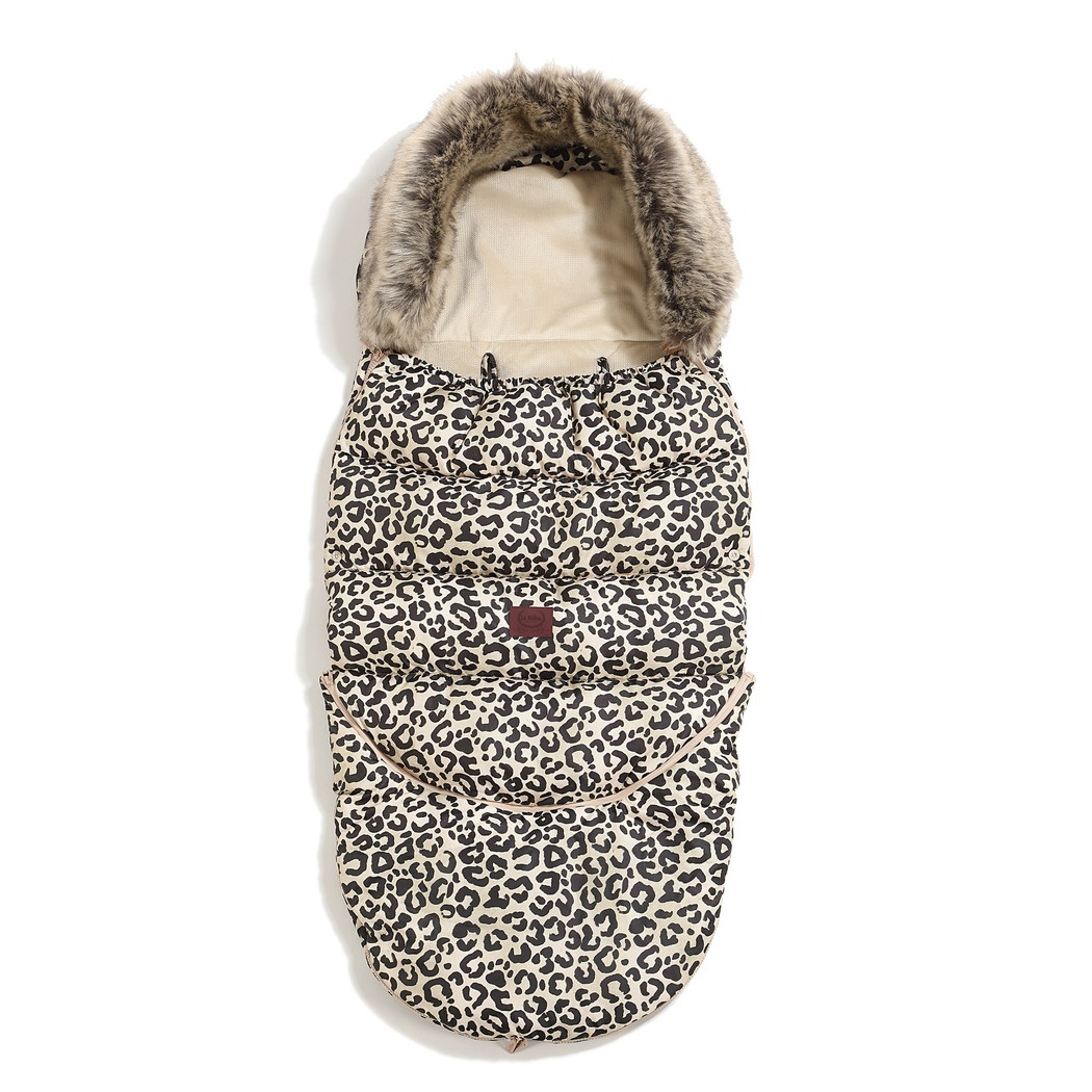 Śpiwór Combo Multi - Leopard Cream - Śpiworek Modułowy - by Magdalena Lamparska - La Millou