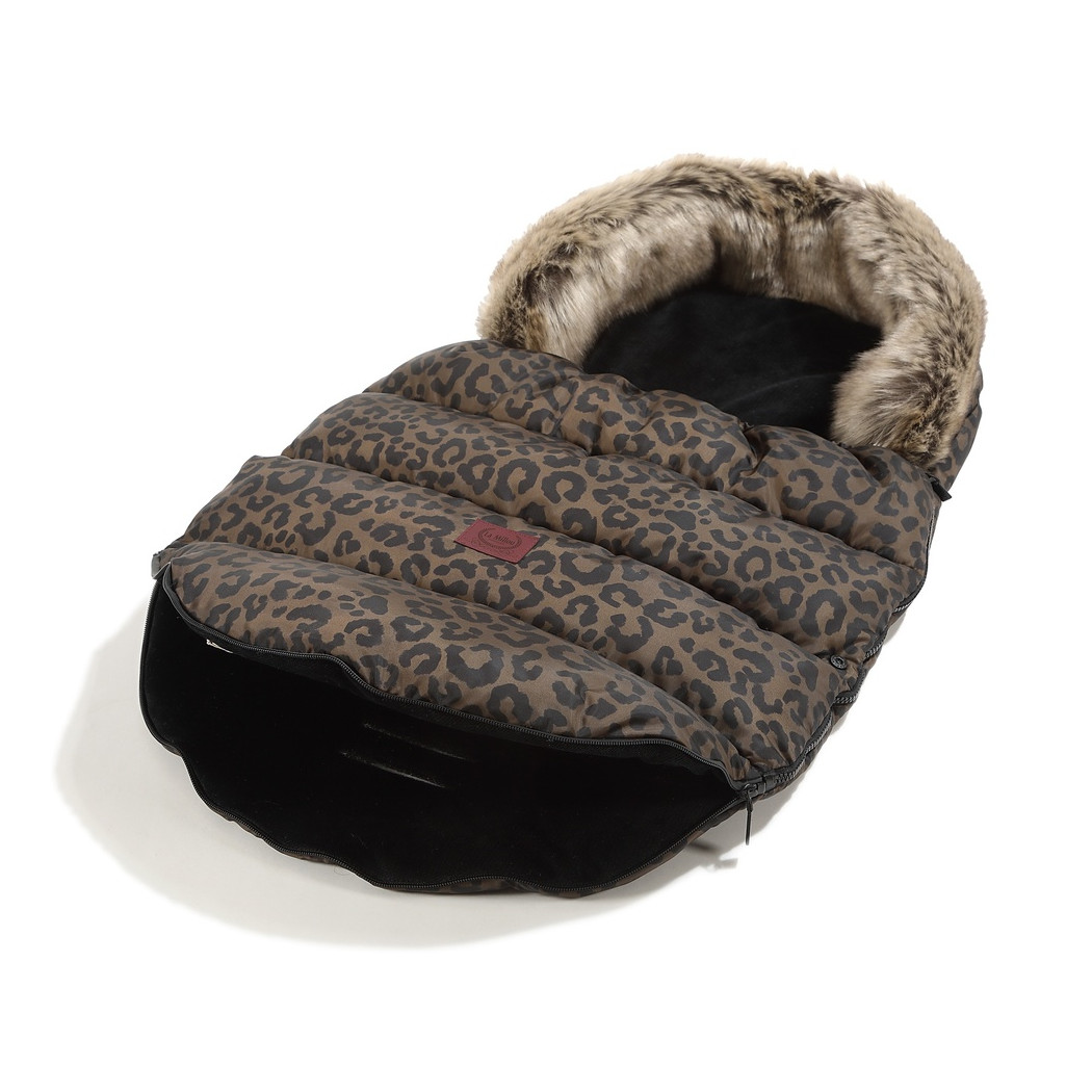 Śpiwór Combo Multi - Leopard Choco - Śpiworek Modułowy - by Magdalena Lamparska - La Millou