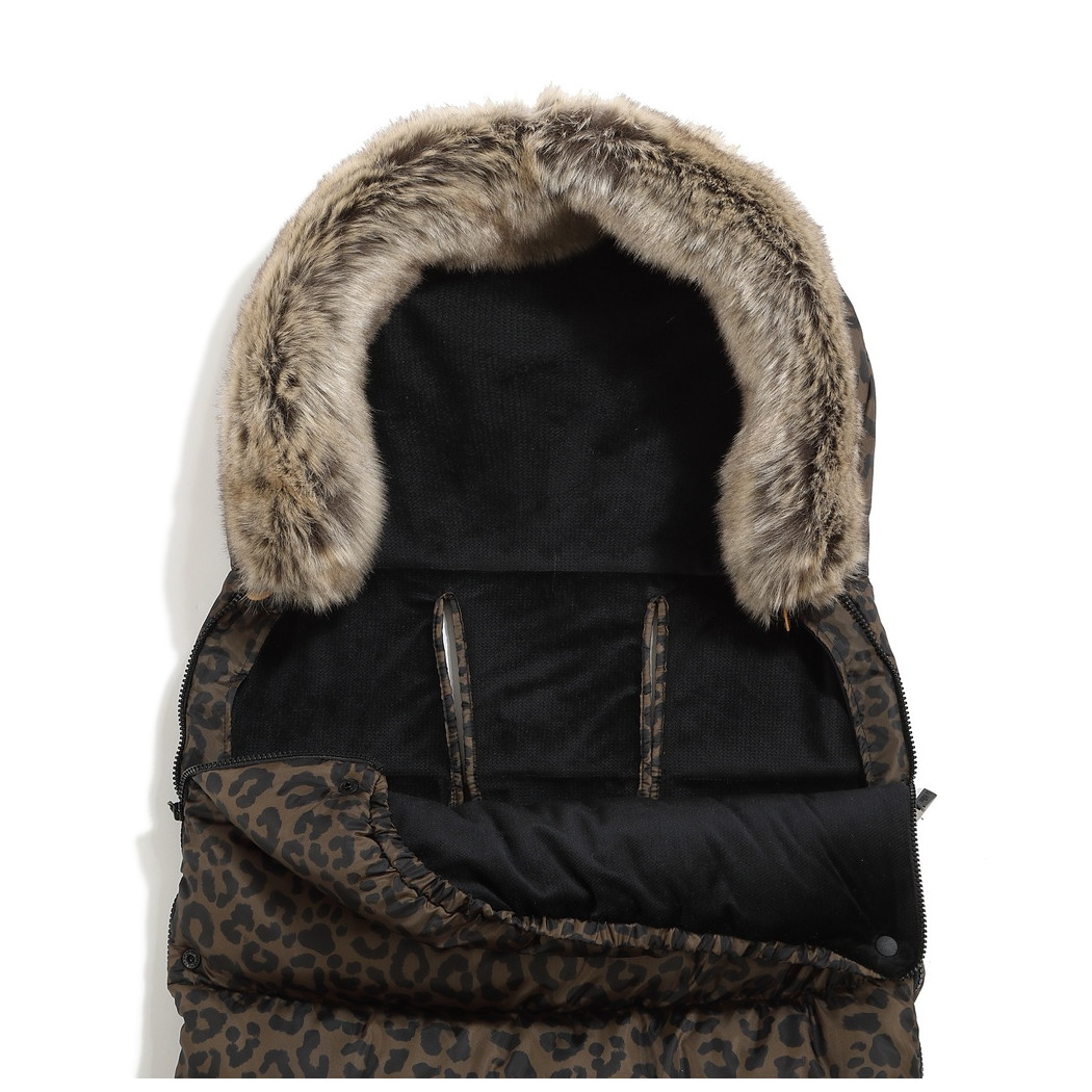 Śpiwór Combo Multi - Leopard Choco - Śpiworek Modułowy - by Magdalena Lamparska - La Millou