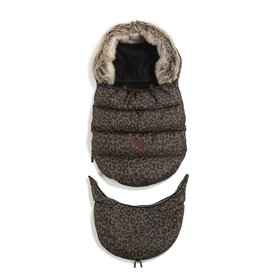 Śpiwór Combo Multi - Leopard Choco - Śpiworek Modułowy - by Magdalena Lamparska - La Millou