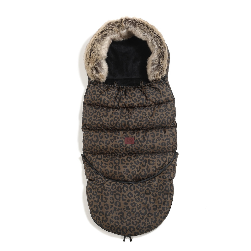 Śpiwór Combo Multi - Leopard Choco - Śpiworek Modułowy - by Magdalena Lamparska - La Millou