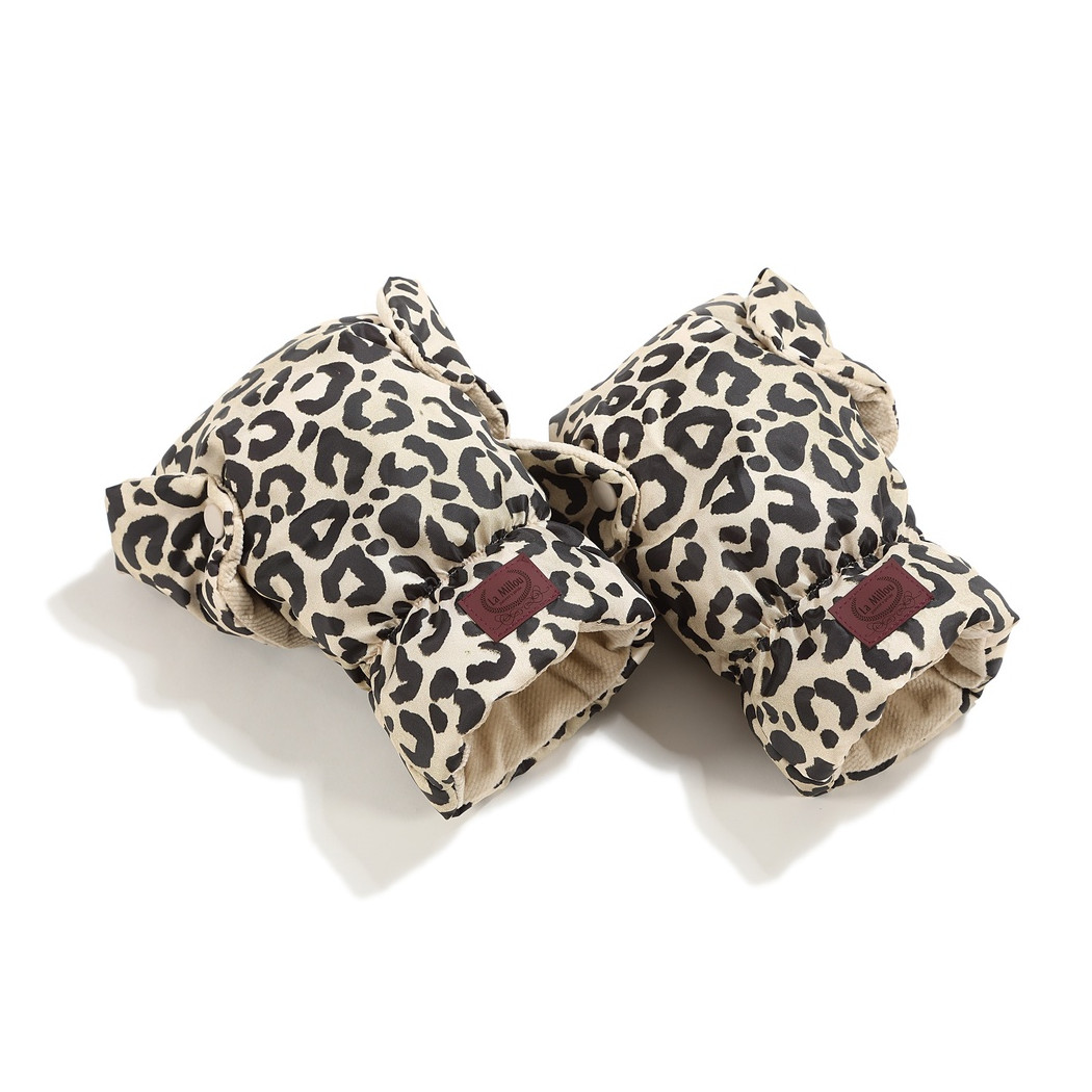 Rękawice Ortalion - Leopard Cream by Magdalena Lamparska - Aspen Winterproof - La Millou
