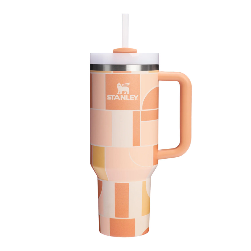 Apricot Court Geo 1.18L - Quencher H2.0 FlowState Tumbler - Kubek Termiczny - Stanley