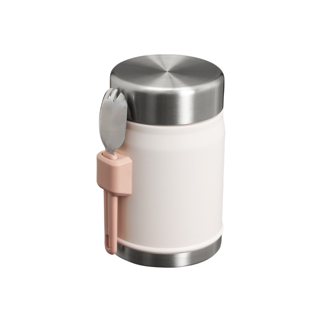 Rose Quartz Termos 0.4L - Termos Obiadowy z Łyżkowidelcem Spork - Stanley