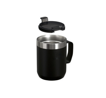 Czarny 0.23L - Kempingowy Kubek z Uchem - Camp Mug Black 2.0 - Stanley