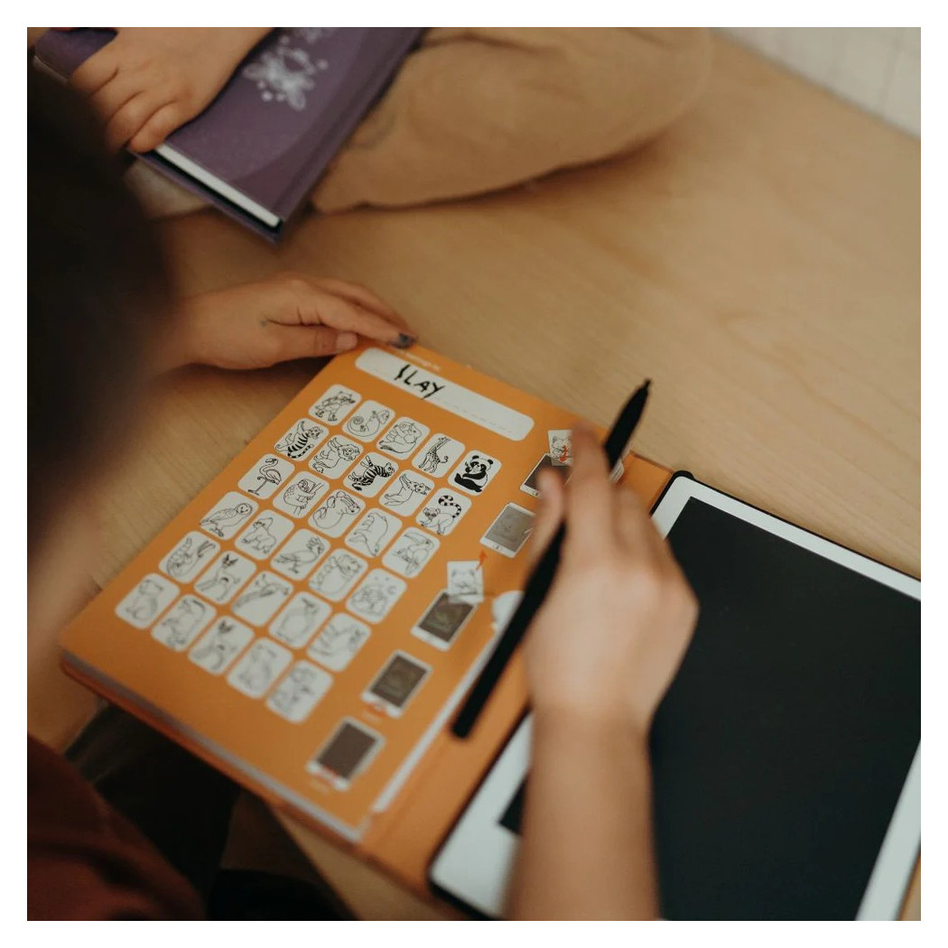 Zwierzątka - Tablet do Nauki Rysowania dla Dzieci - Mini Tablet Rysunkowy - Animals - KIDYWOLF