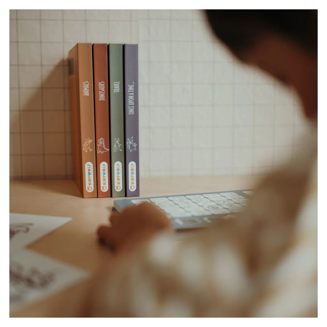 Zwierzątka - Tablet do Nauki Rysowania dla Dzieci - Mini Tablet Rysunkowy - Animals - KIDYWOLF