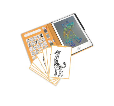 Zwierzątka - Tablet do Nauki Rysowania dla Dzieci - Mini Tablet Rysunkowy - Animals - KIDYWOLF