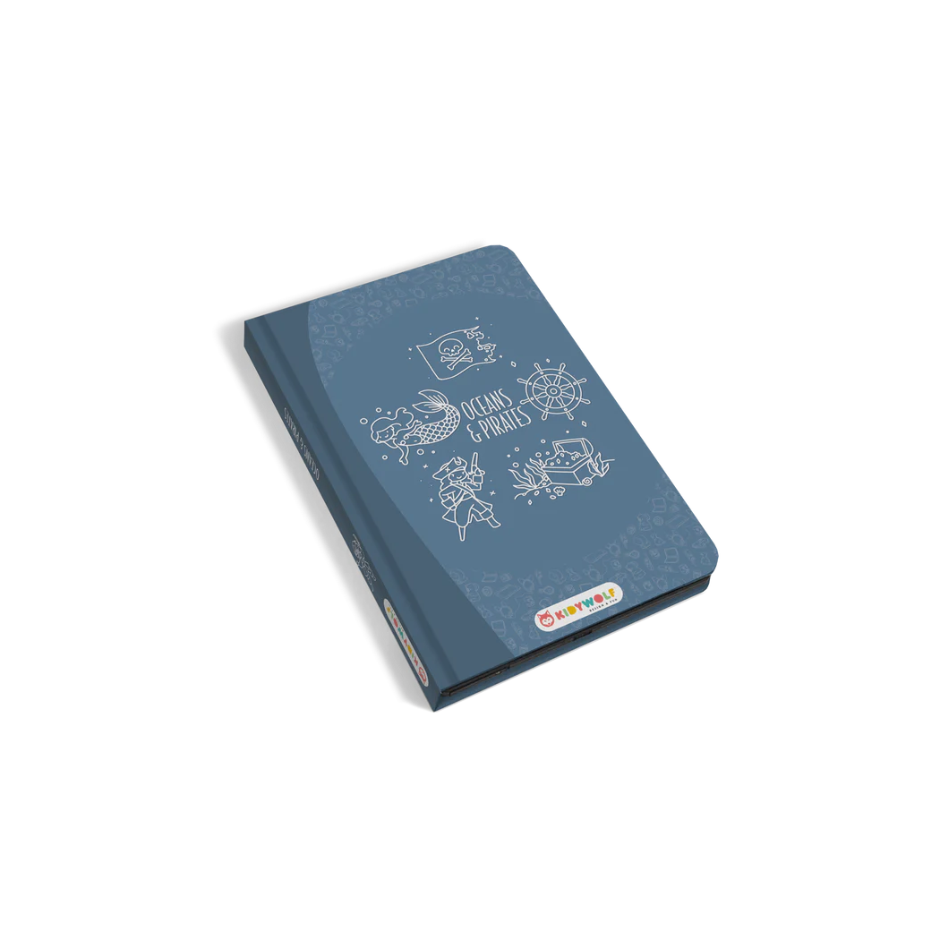 Ocean i Piraci - Tablet do Nauki Rysowania dla Dzieci - Mini Tablet Rysunkowy - Ocean and Pirates - KIDYWOLF