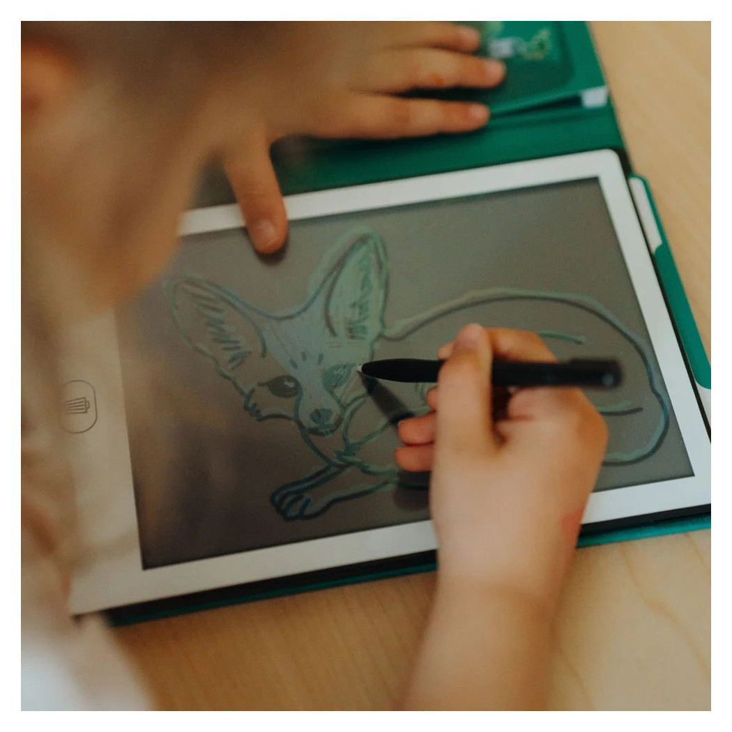 Zwierzęta Dookoła Świata - Tablet do Nauki Rysowania dla Dzieci - Mini Tablet Rysunkowy - KIDYWOLF