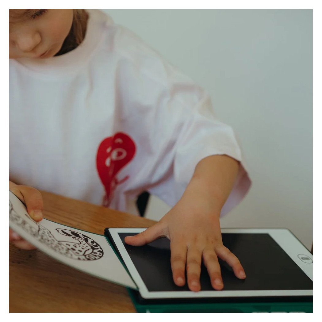 Zwierzęta Dookoła Świata - Tablet do Nauki Rysowania dla Dzieci - Mini Tablet Rysunkowy - KIDYWOLF