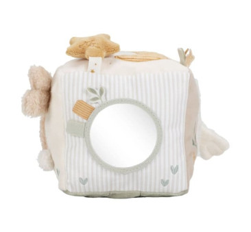 Pluszowa Miękka Kostka Aktywizująca Gąska - Newborn Naturals - Little Dutch