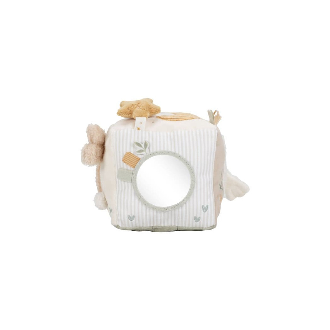 Pluszowa Miękka Kostka Aktywizująca Gąska - Newborn Naturals - Little Dutch