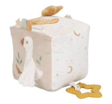 Pluszowa Miękka Kostka Aktywizująca Gąska - Newborn Naturals - Little Dutch