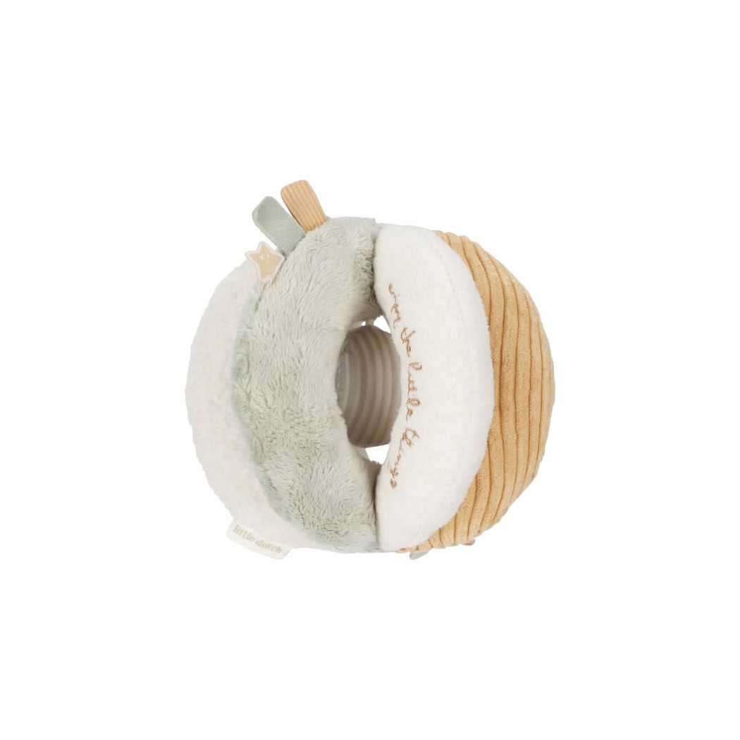 Pluszowa Piłeczka Sensoryczna - Newborn Naturals - Little Dutch