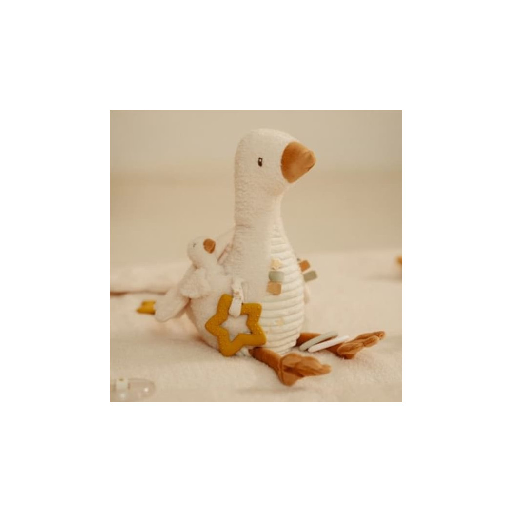 Gąska Aktywizująca Sensoryczna z Gryzakiem - Newborn Naturals -  Little Dutch