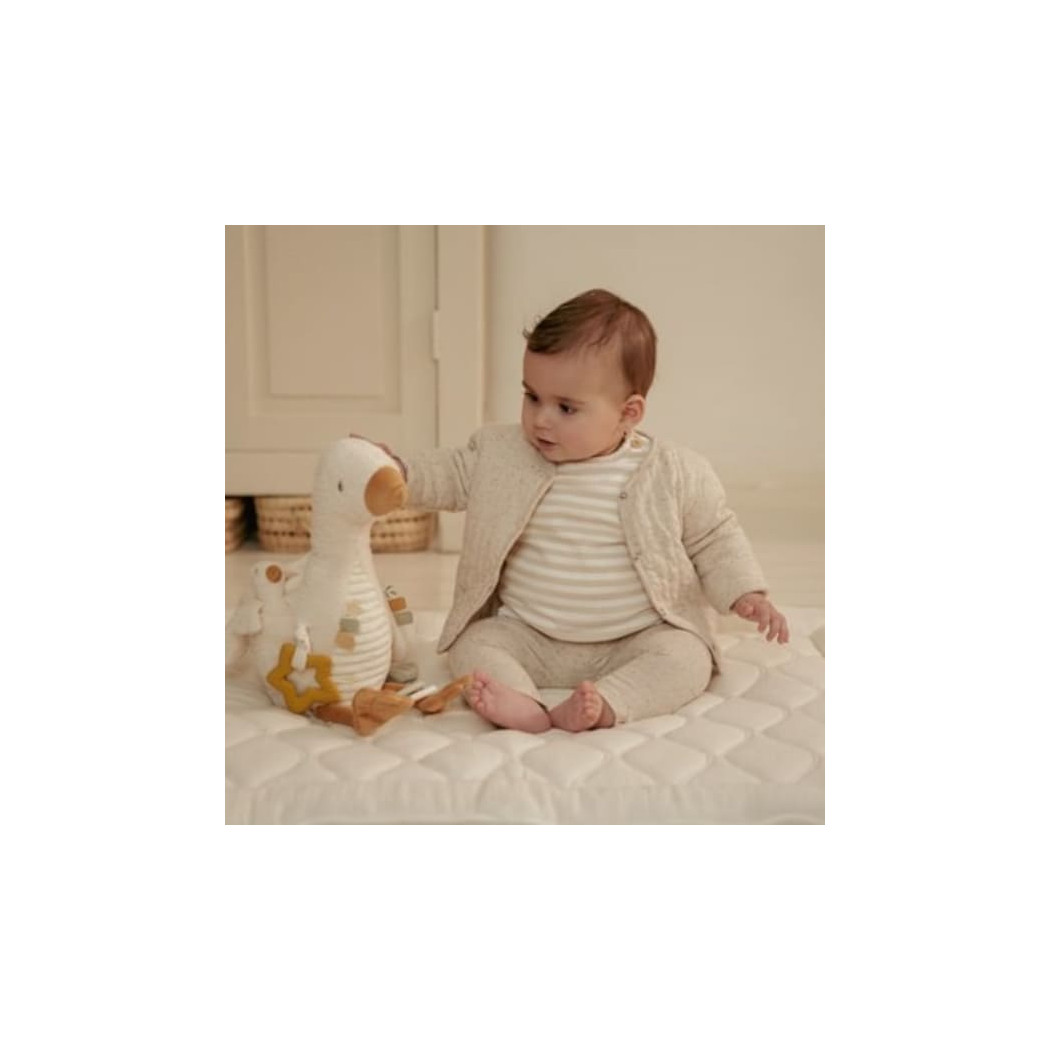 Gąska Aktywizująca Sensoryczna z Gryzakiem - Newborn Naturals -  Little Dutch