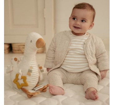 Gąska Aktywizująca Sensoryczna z Gryzakiem - Newborn Naturals -  Little Dutch
