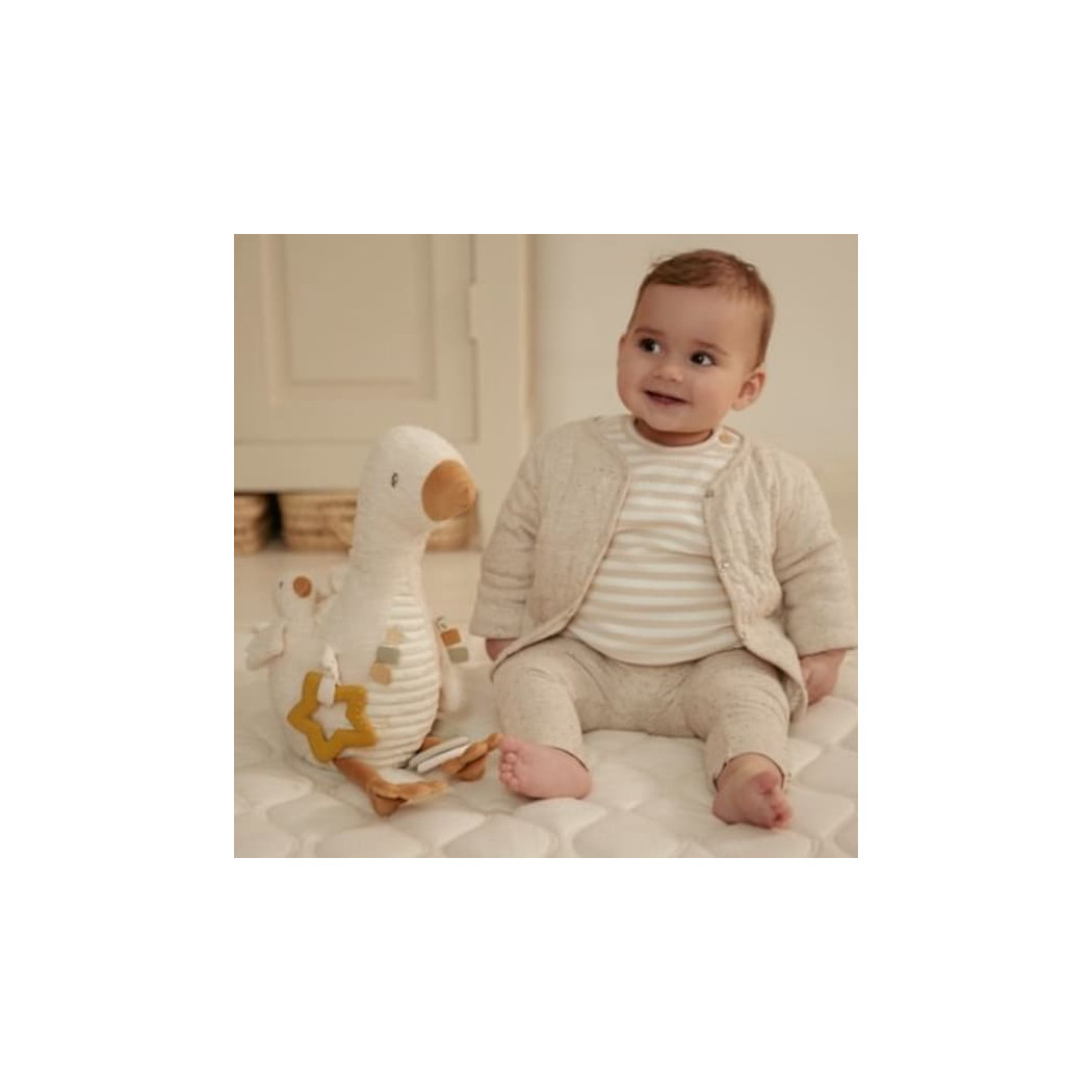 Gąska Aktywizująca Sensoryczna z Gryzakiem - Newborn Naturals -  Little Dutch