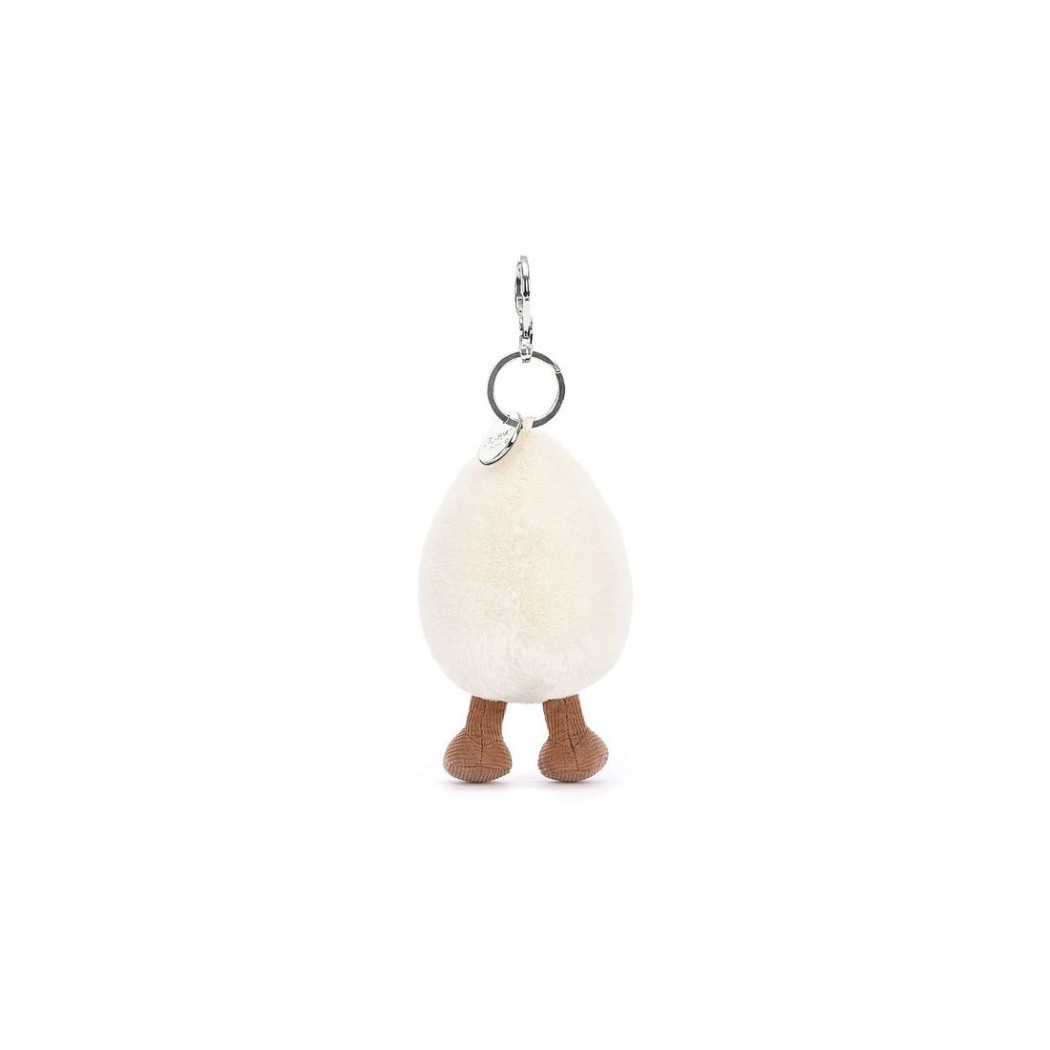Breloczek Jajko ze Szczęśliwą Minką - Pluszowa Zabawka 18 cm - Maskotka Przytulanka Brelok - JellyCat