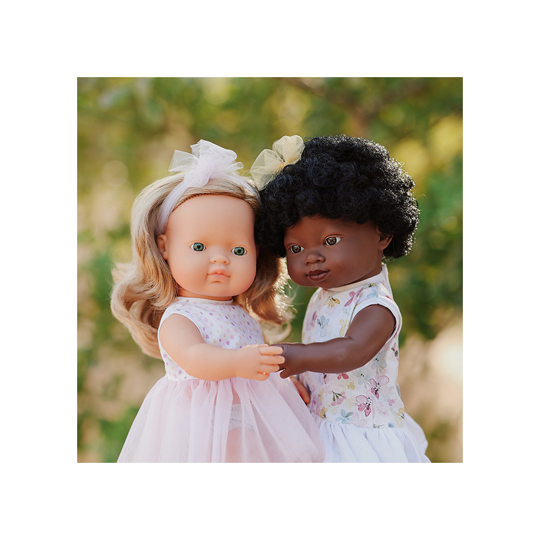 Europejka Ciemny Blond Włosy 38 cm - Lalka Dziewczynka - Miniland My Friends & Me - Miniland