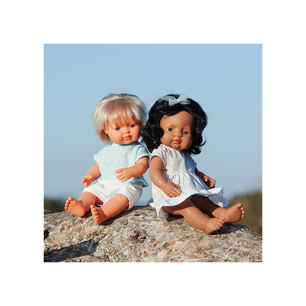 PROMOCJA Latynoska 38 cm - Lalka Dziewczynka Latynoska - Miniland My Friends & Me - Miniland