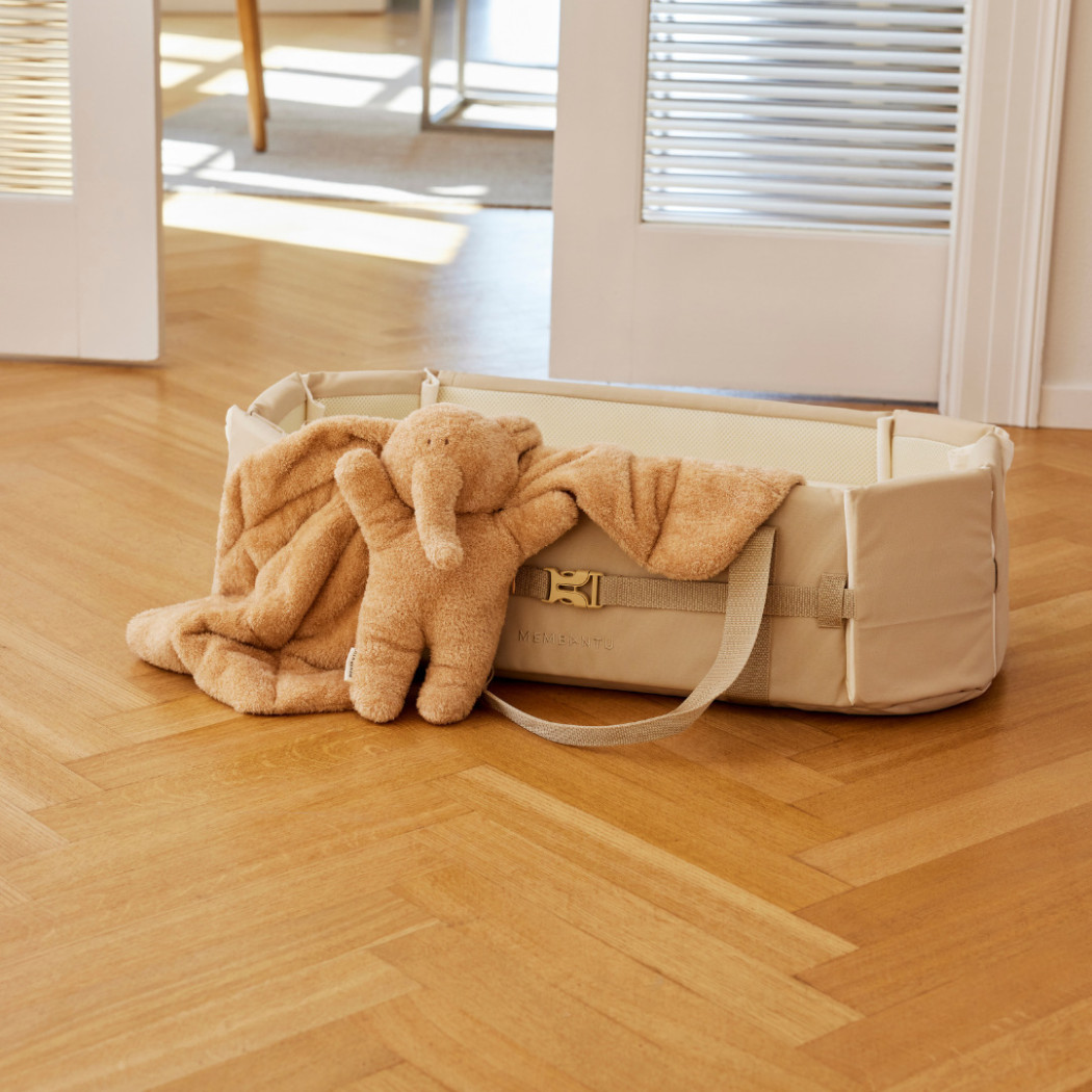 Brązowy Słoń - Pluszak Obciążeniowy 800g - Sensoryczny Stabilizator dla Dziecka - Membantu