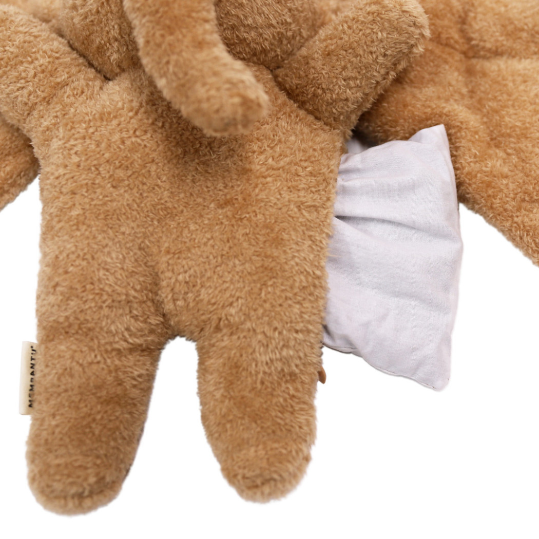 Brązowy Słoń - Pluszak Obciążeniowy 800g - Sensoryczny Stabilizator dla Dziecka - Membantu